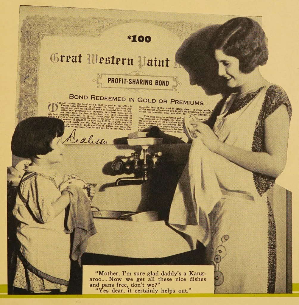 An illustration from Great Western Paint : catalog 1930, 1930, leaf 23