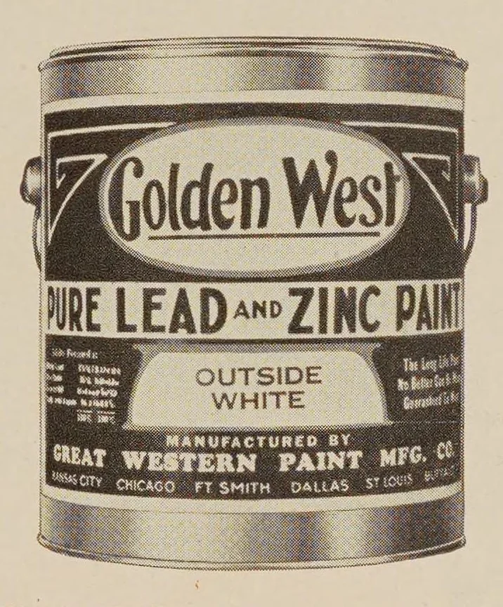 An illustration from Great Western Paint : catalog 1930, 1930, leaf 45