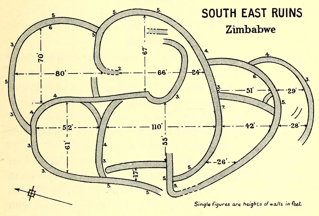 An illustration from Great Zimbabwe, Mashonaland, Rhodesia; an account of two years' examination work in 1902-4 on behalf of the government of Rhodesia, 1905, leaf 579