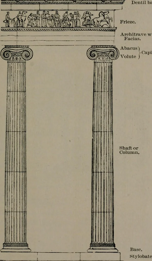 An illustration from Greek architecture, 1892, leaf 38