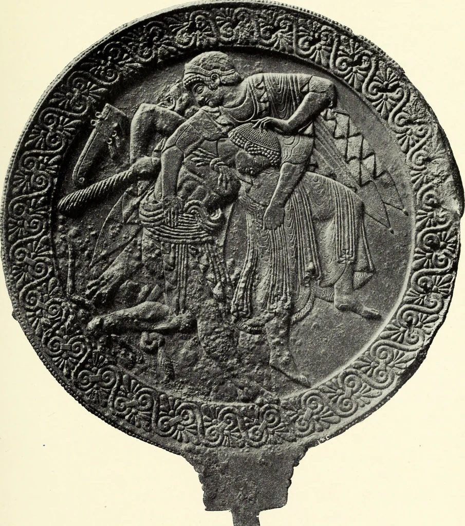 An illustration from Greek bronzes, 1898, leaf 46