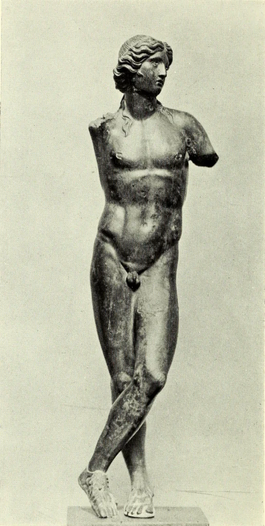 An illustration from Greek bronzes, 1898, leaf 77