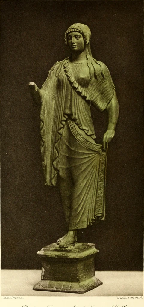 An illustration from Greek bronzes, 1898, leaf 9