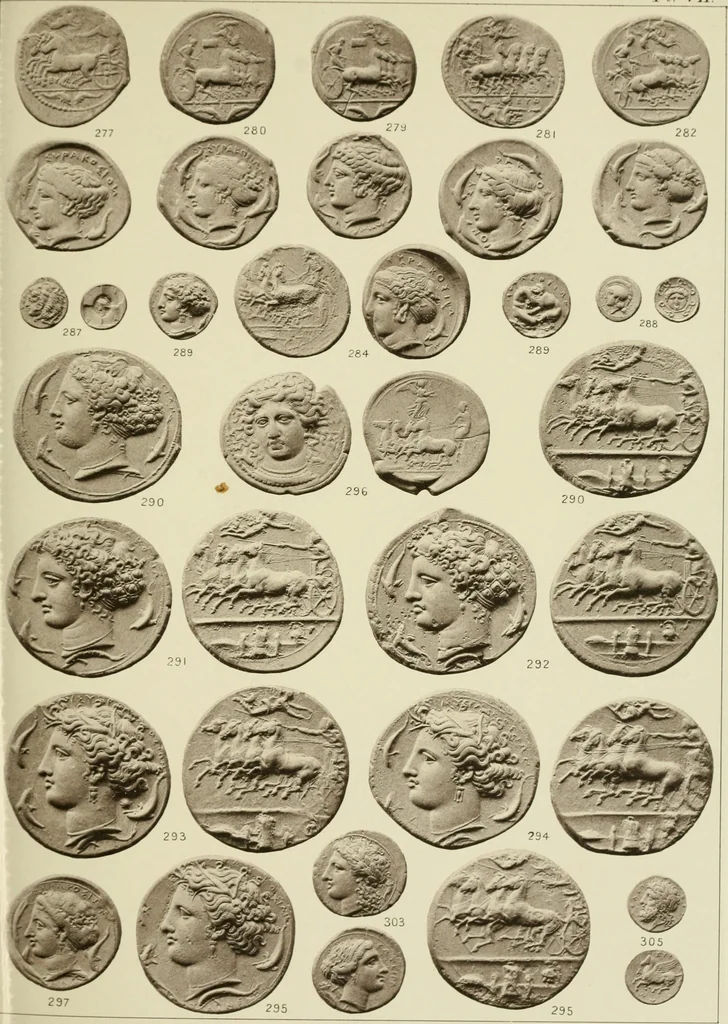 An illustration from Greek coins and their parent cities, 1902, leaf 106