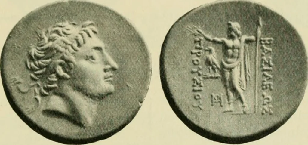 An illustration from Greek coins and their parent cities, 1902, leaf 174