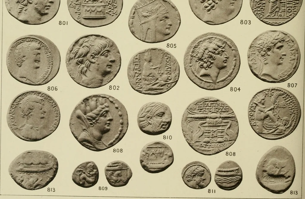 An illustration from Greek coins and their parent cities, 1902, leaf 217