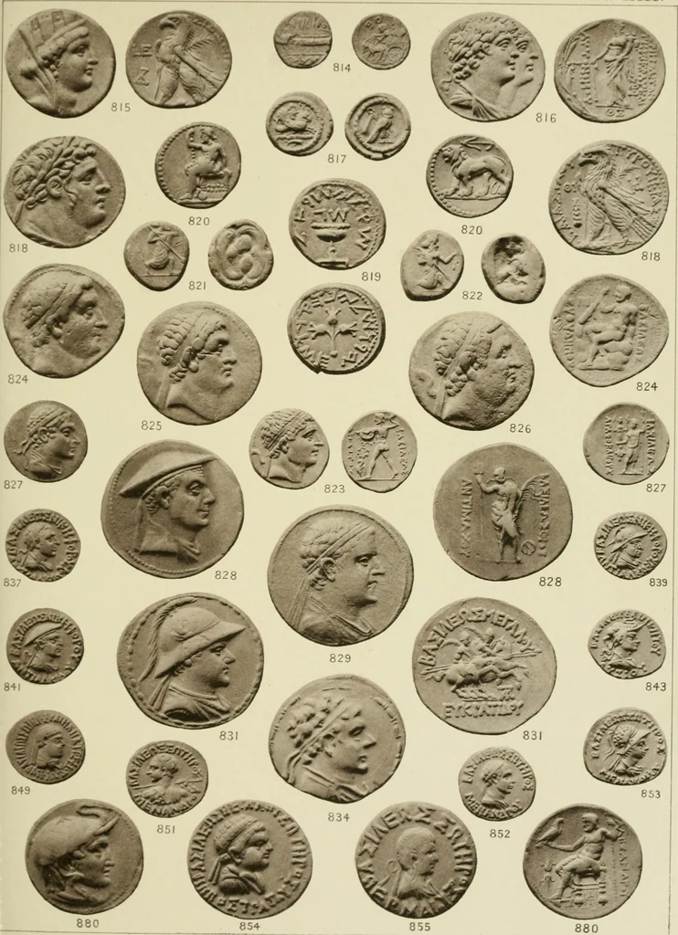 An illustration from Greek coins and their parent cities, 1902, leaf 226