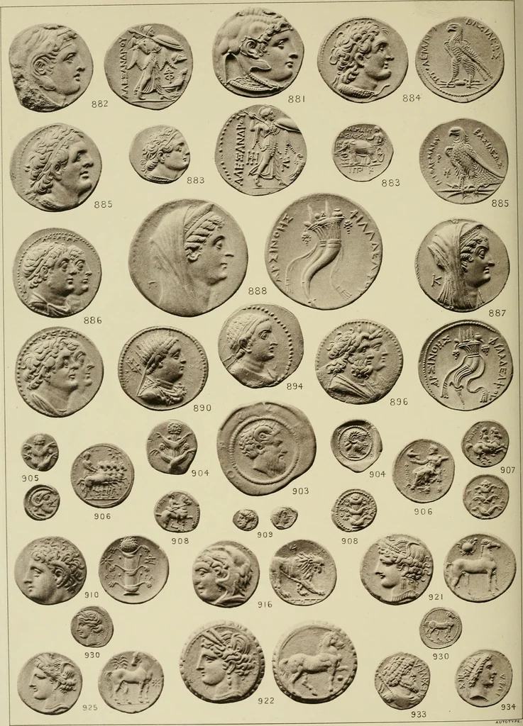 An illustration from Greek coins and their parent cities, 1902, leaf 237