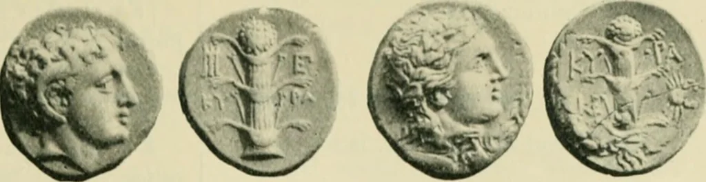 An illustration from Greek coins and their parent cities, 1902, leaf 240