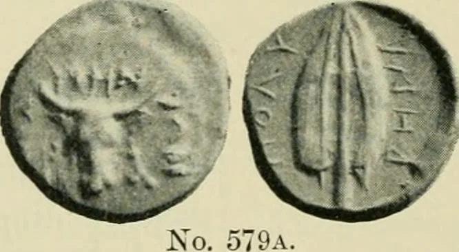 An illustration from Greek coins and their parent cities, 1902, leaf 245