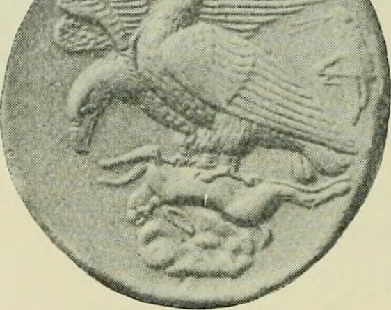 An illustration from Greek coins and their parent cities, 1902, leaf 319