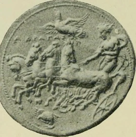 An illustration from Greek coins and their parent cities, 1902, leaf 319