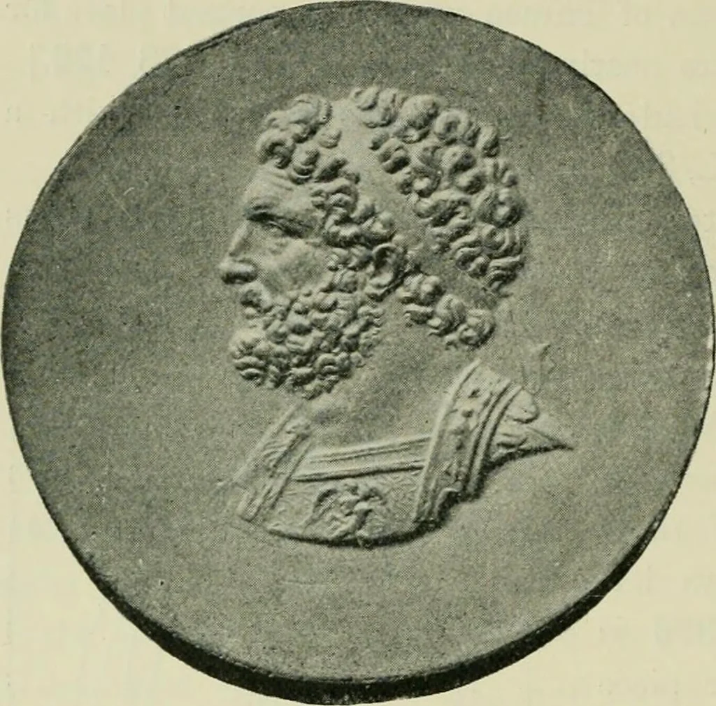 An illustration from Greek coins and their parent cities, 1902, leaf 345