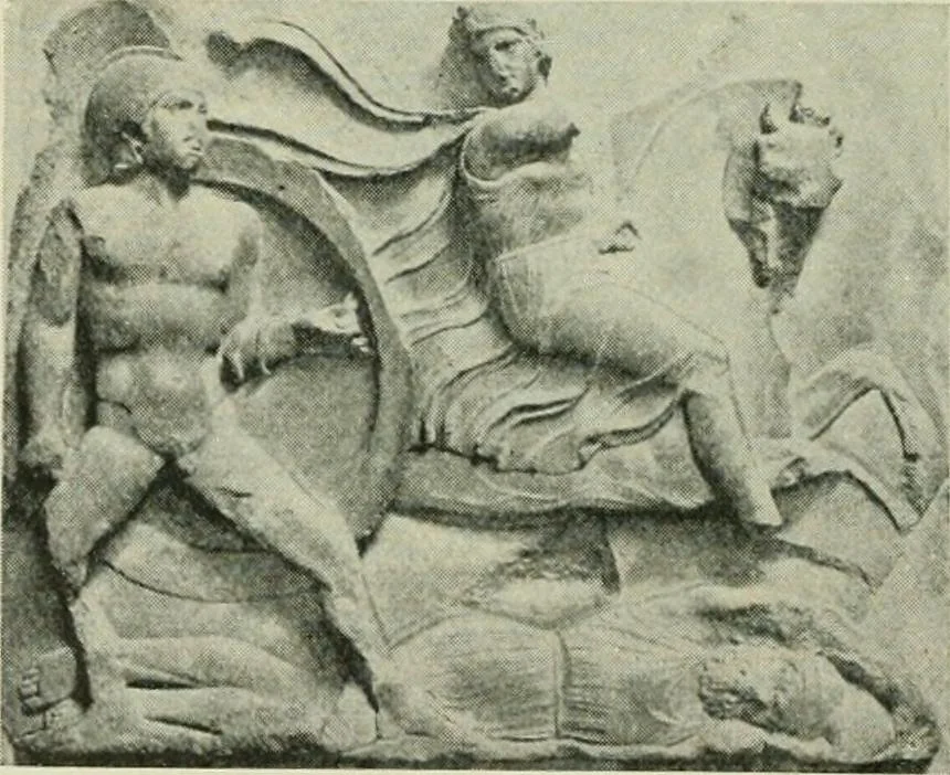 An illustration from Greek coins and their parent cities, 1902, leaf 485