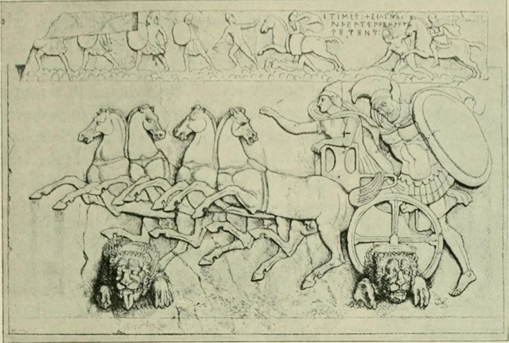 An illustration from Greek coins and their parent cities, 1902, leaf 486
