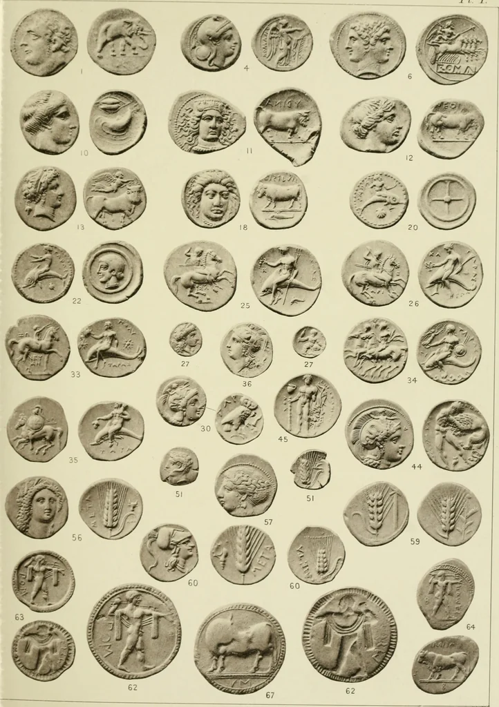 An illustration from Greek coins and their parent cities, 1902, leaf 56