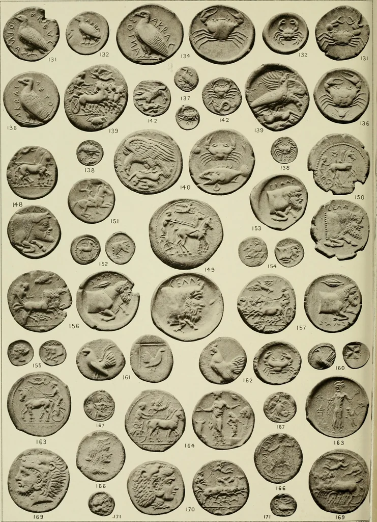 An illustration from Greek coins and their parent cities, 1902, leaf 75