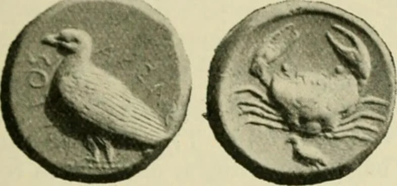 An illustration from Greek coins and their parent cities, 1902, leaf 76