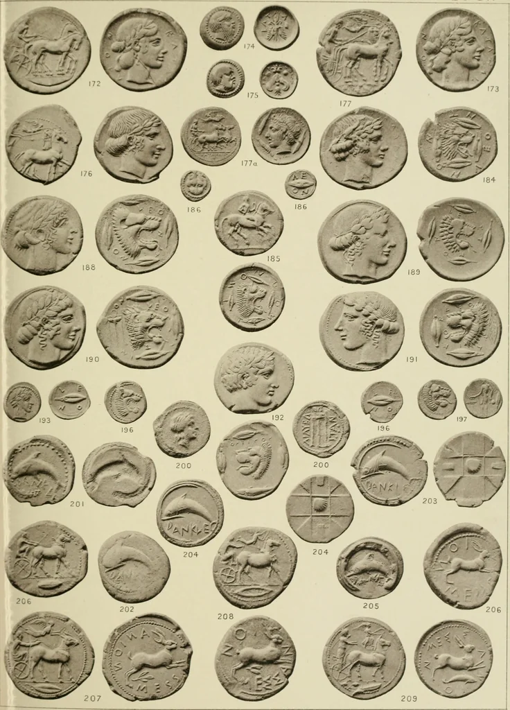 An illustration from Greek coins and their parent cities, 1902, leaf 84