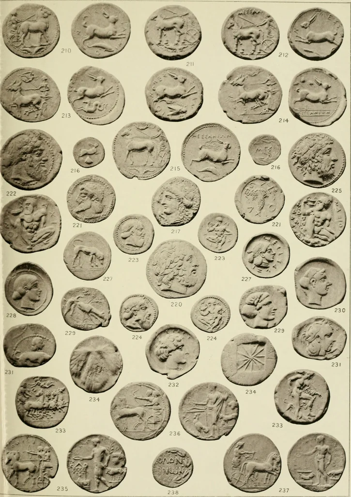 An illustration from Greek coins and their parent cities, 1902, leaf 90