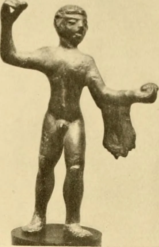 An illustration from Greek, Etruscan and Roman bronzes, 1915, leaf 144