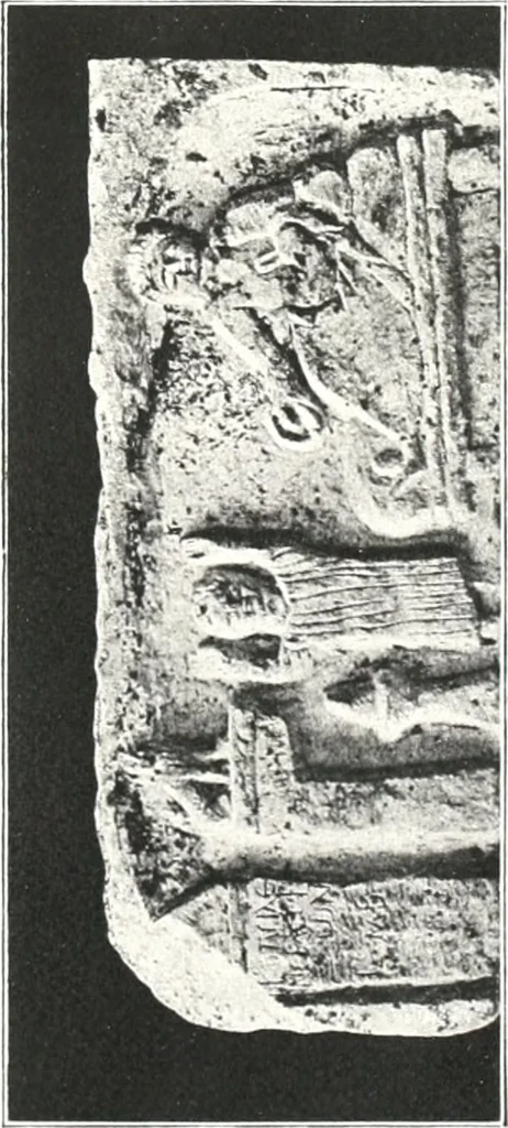 An illustration from Greek inscriptions, 1905, leaf 185