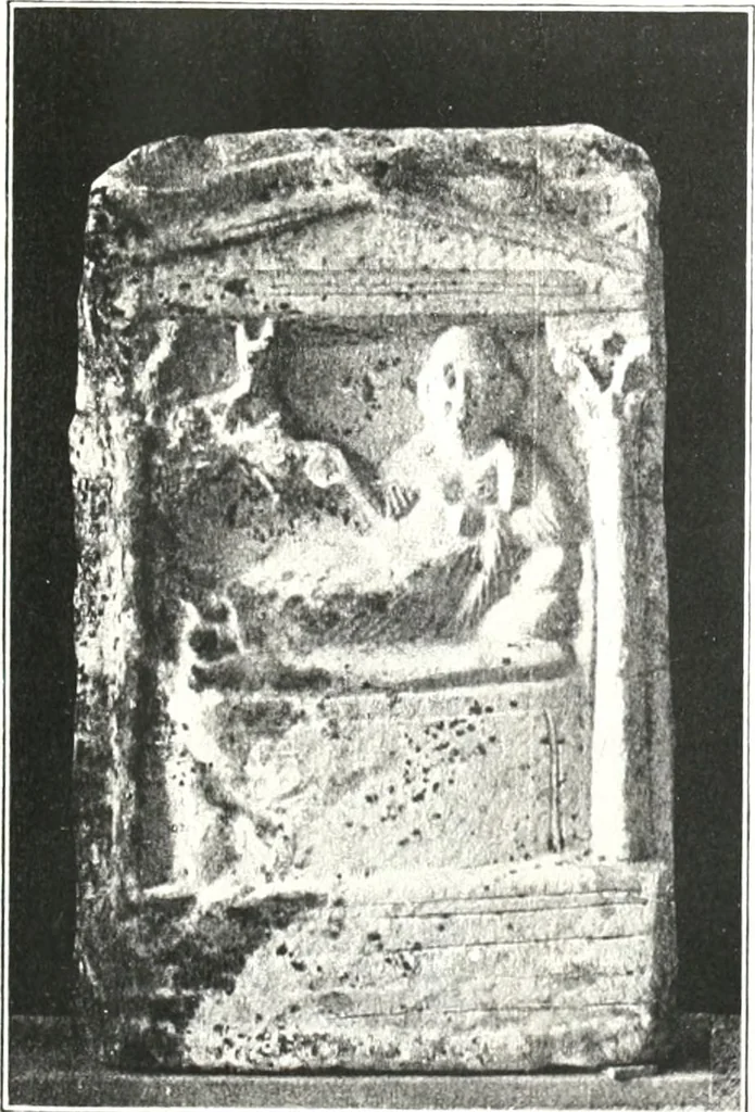 An illustration from Greek inscriptions, 1905, leaf 187