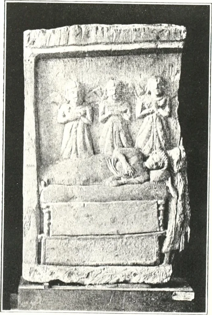 An illustration from Greek inscriptions, 1905, leaf 187