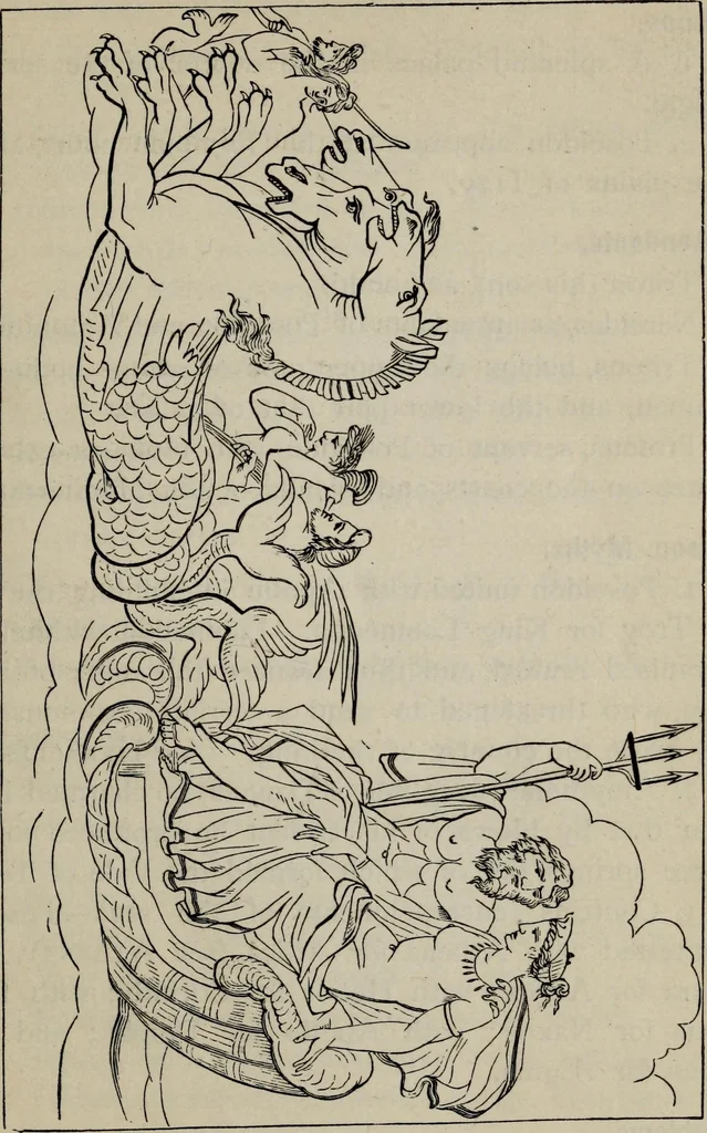 An illustration from Greek mythology systematized, 1880, leaf 121