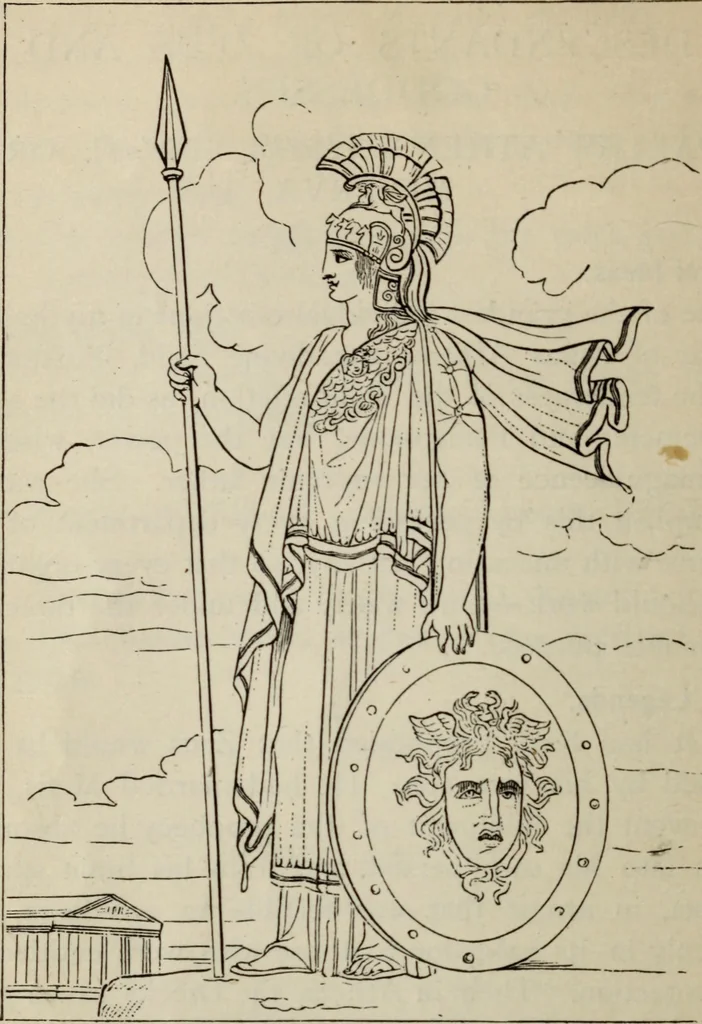An illustration from Greek mythology systematized, 1880, leaf 130