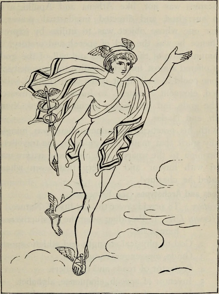 An illustration from Greek mythology systematized, 1880, leaf 169