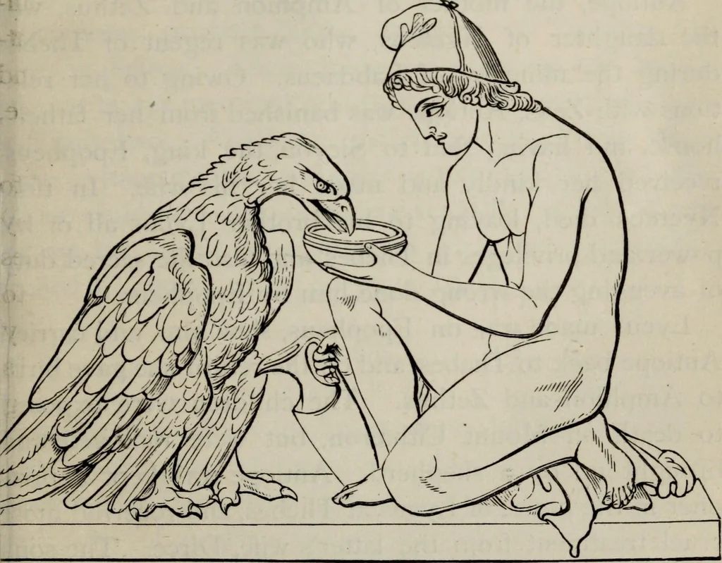 An illustration from Greek mythology systematized, 1880, leaf 193