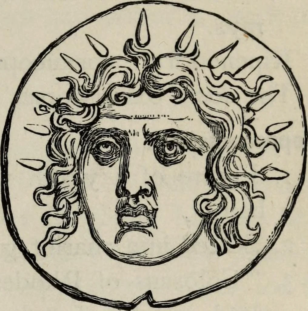 An illustration from Greek mythology systematized, 1880, leaf 255