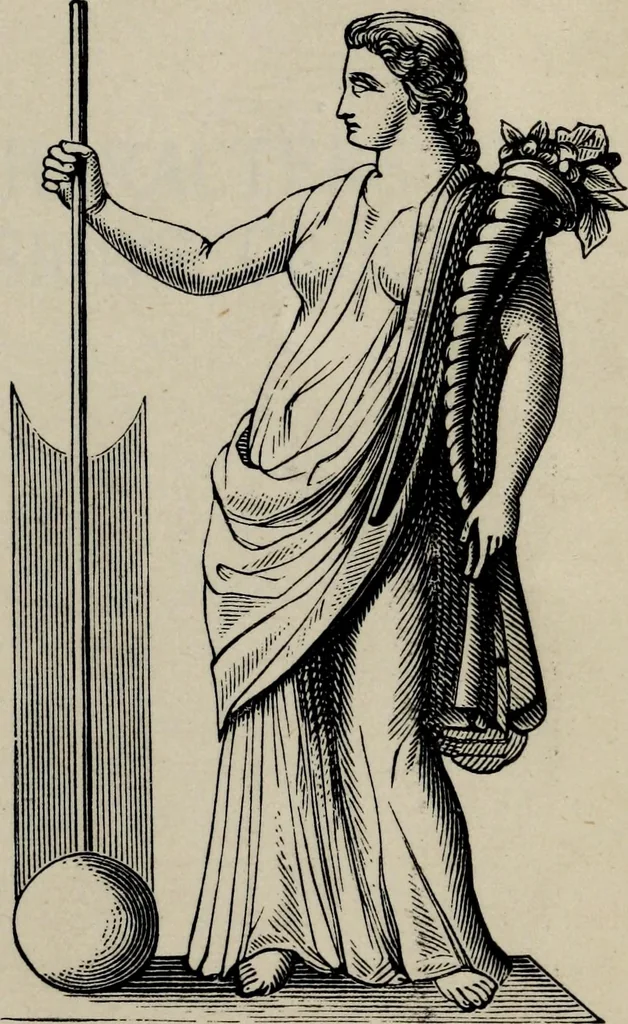 An illustration from Greek mythology systematized, 1880, leaf 327