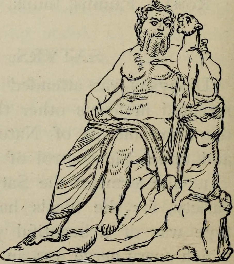 An illustration from Greek mythology systematized, 1880, leaf 336