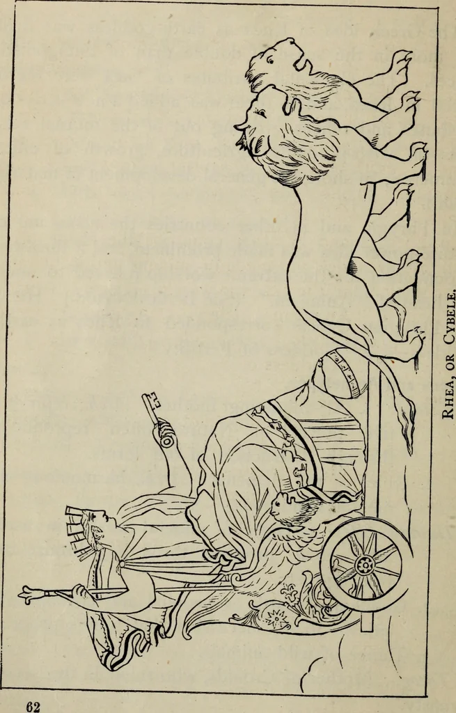 An illustration from Greek mythology systematized, 1880, leaf 64