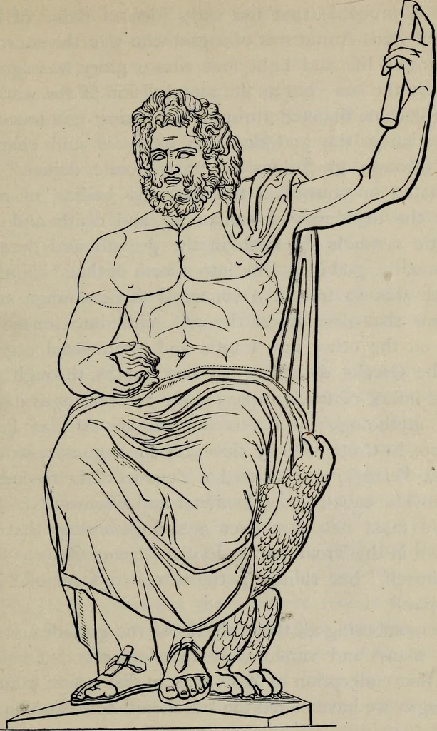 An illustration from Greek mythology systematized, 1880, leaf 75