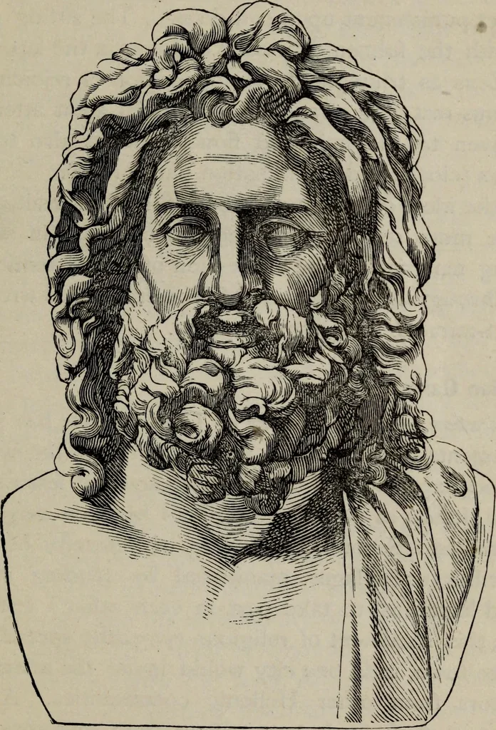 An illustration from Greek mythology systematized, 1880, leaf 85