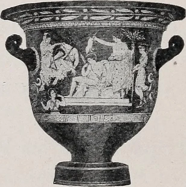 An illustration from Greek myths and their art;, 1907, leaf 130