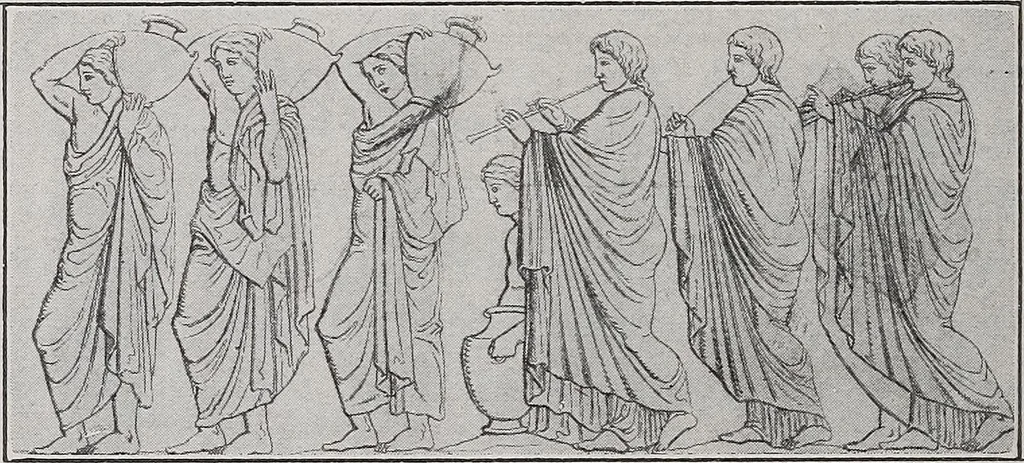 An illustration from Greek myths and their art;, 1907, leaf 146