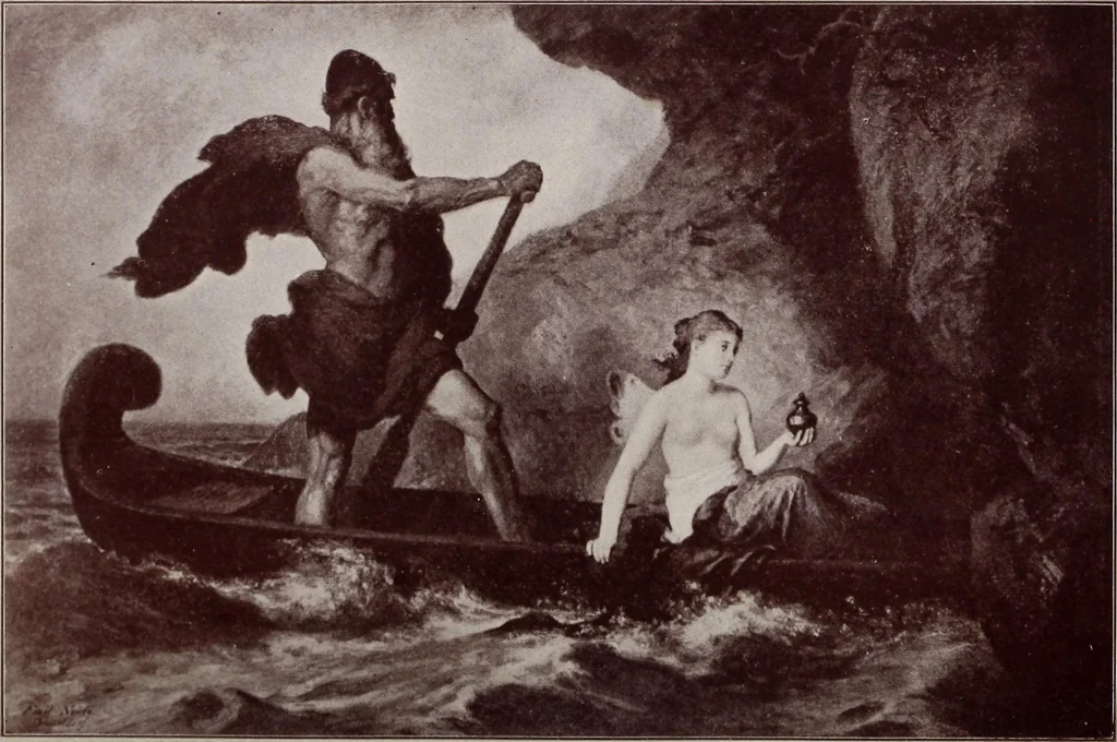 An illustration from Greek myths and their art;, 1907, leaf 161
