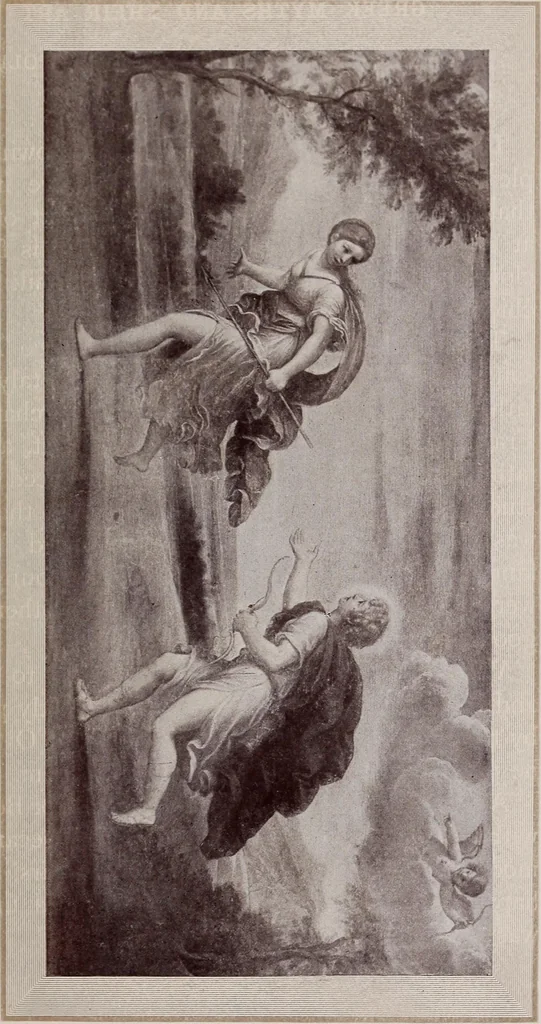 An illustration from Greek myths and their art;, 1907, leaf 195