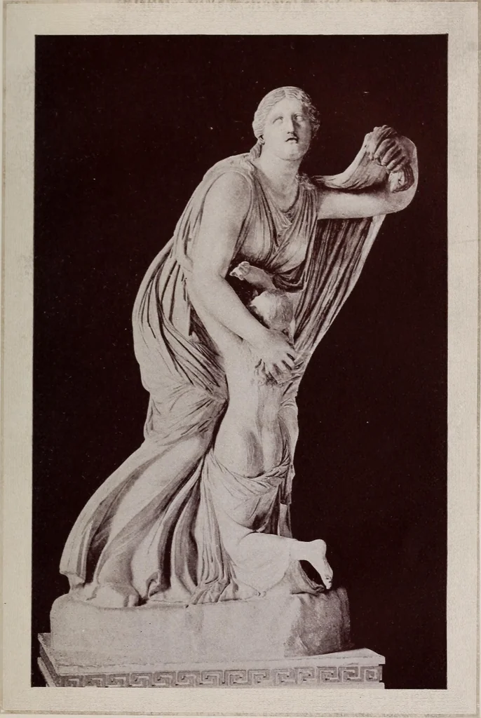 An illustration from Greek myths and their art;, 1907, leaf 215
