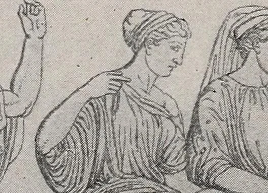 An illustration from Greek myths and their art;, 1907, leaf 224