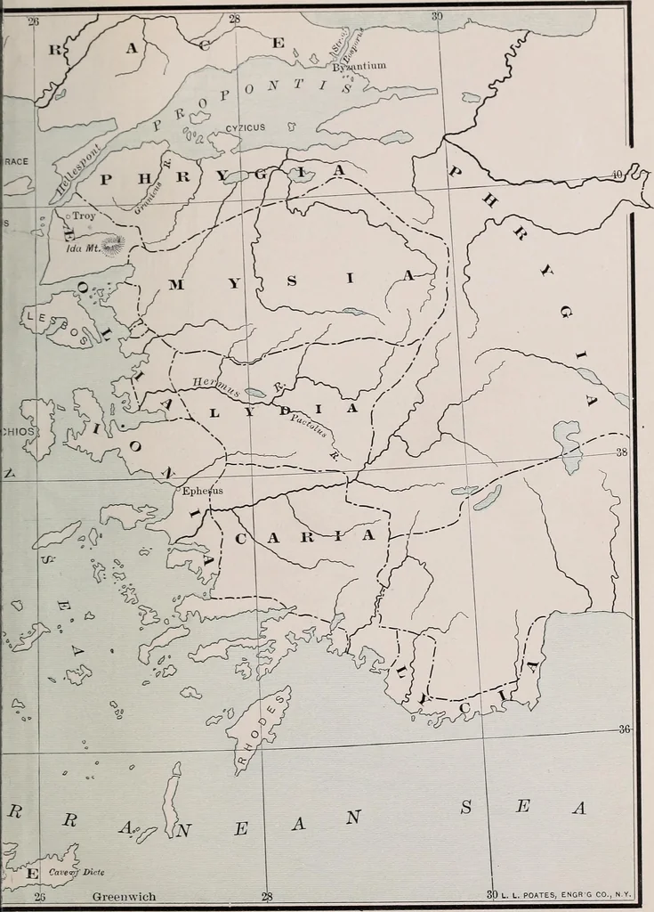 An illustration from Greek myths and their art;, 1907, leaf 23