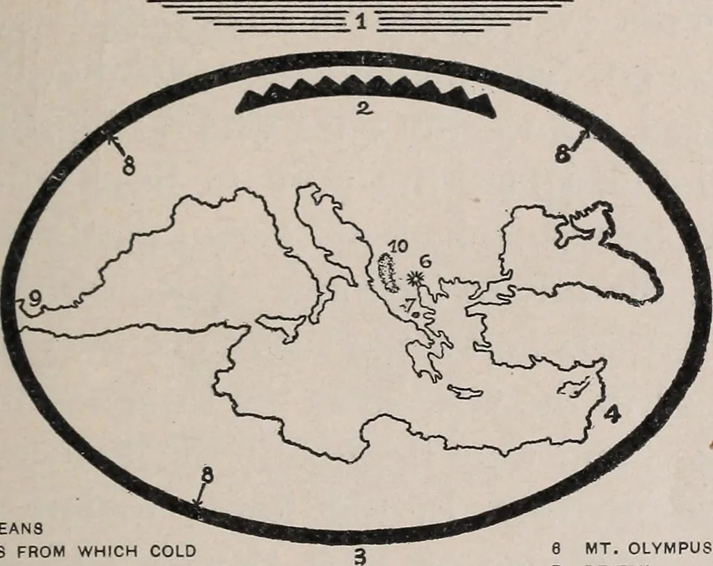 An illustration from Greek myths and their art;, 1907, leaf 27