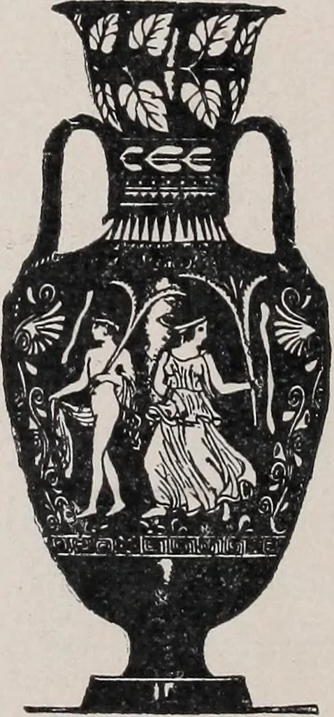 An illustration from Greek myths and their art;, 1907, leaf 34