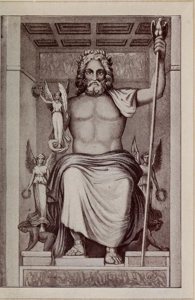 An illustration from Greek myths and their art;, 1907, leaf 39