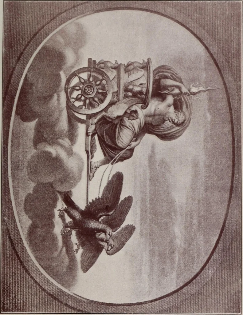 An illustration from Greek myths and their art;, 1907, leaf 53