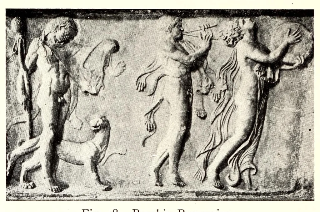 An illustration from Greek and Roman mythology, 1917, leaf 200